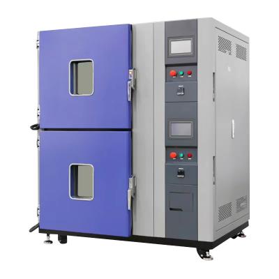 Double layer high and low temperature test chamber